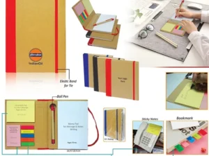 Eco Sticky Note Pad with Pen