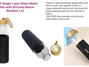 Glass Water Bottle