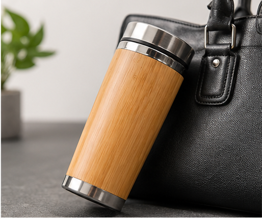 Bamboo Travel Tumbler - Image 2
