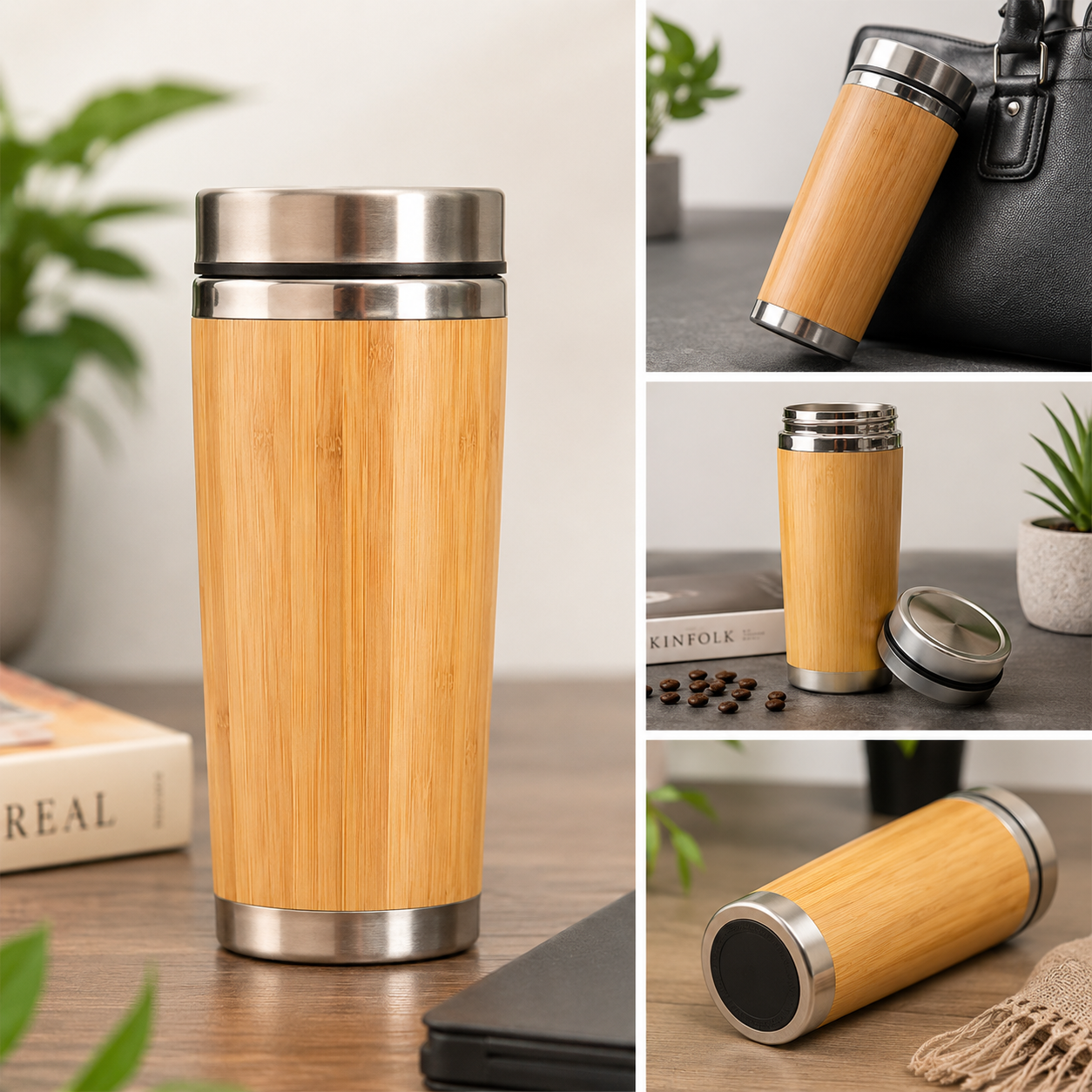 Bamboo Travel Tumbler
